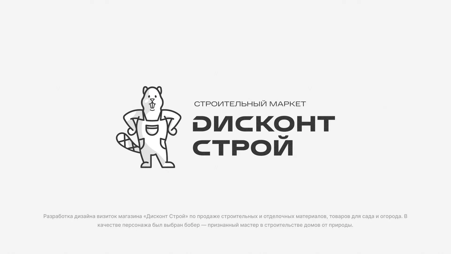 Разработка дизайна визиток магазина «Дисконт Строй» в Аргуне